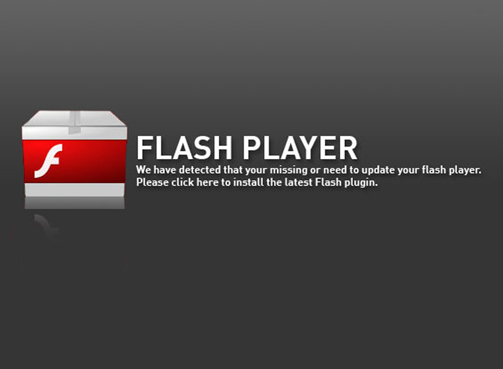 Get Adobe Flash player